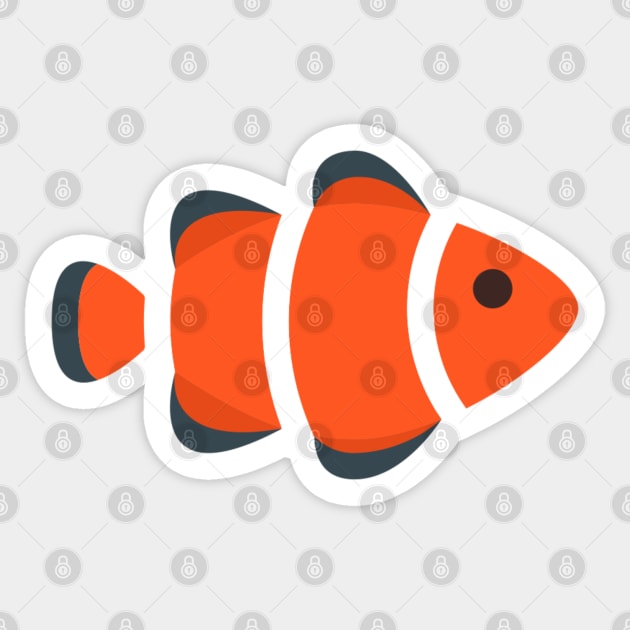 Fish Pattern Sticker by Playful Creatives